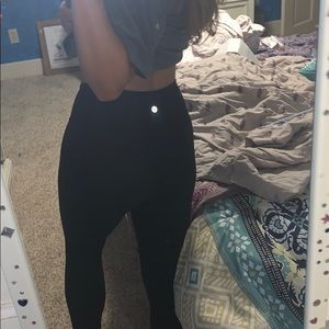 Lululemon cropped wonder under leggings